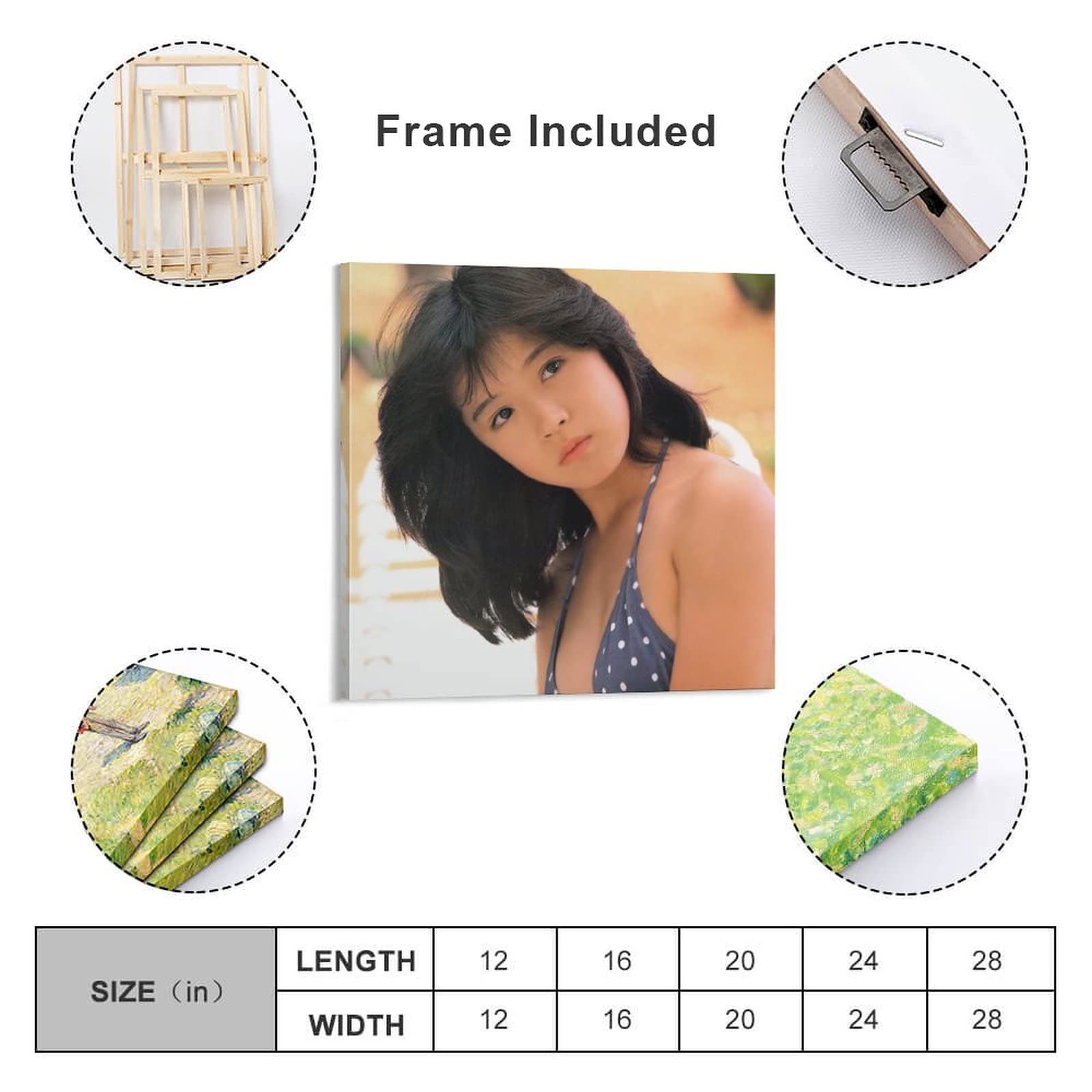 Amazon.co.jp: 中森明菜下着セクシー写真絵画ポスター 部屋飾り